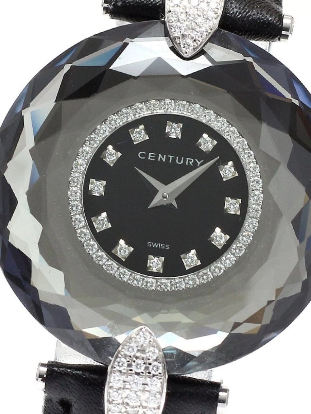 CENTURY Time Gem Mogul 636.7A.S.52P.59.RK2 K18WG Quartz Ladies Watch_958296